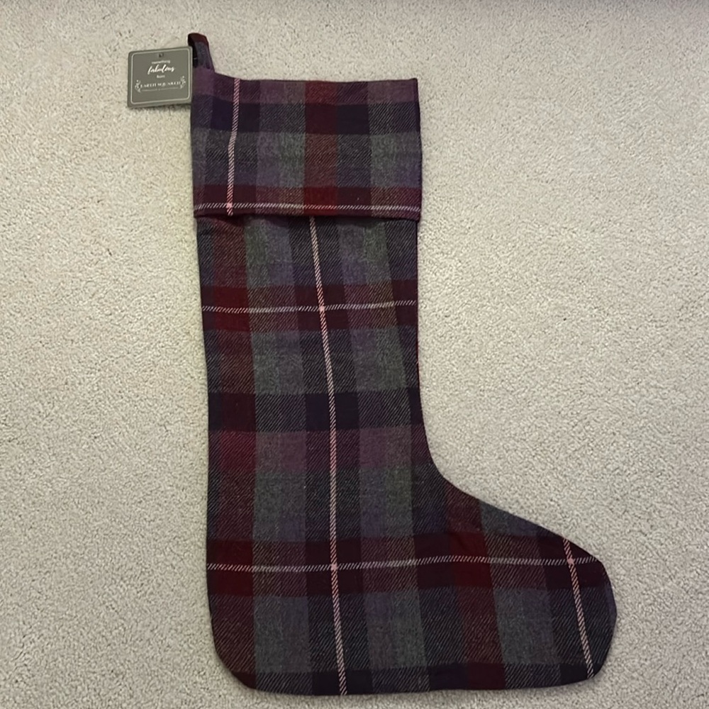 Earth Squared Tweed Christmas Stocking